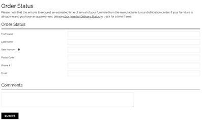 Check your Order Status